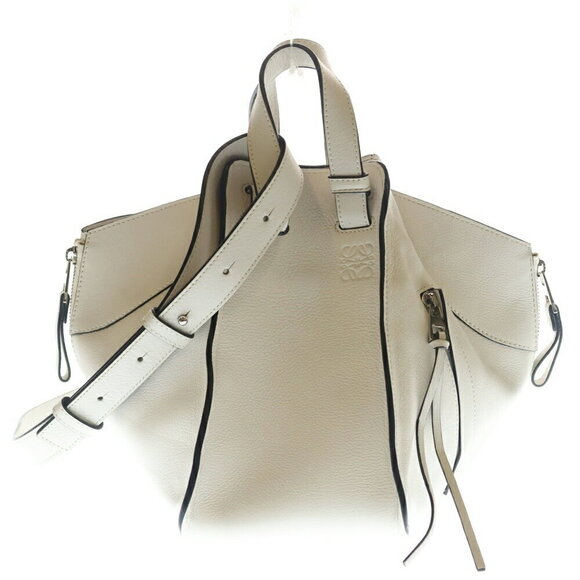 Loewe Handbags - LOEWE Hammock White Leather Handbag Shoulder Bag